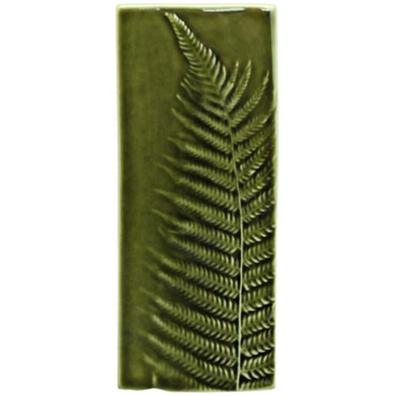 Steiner Ceramics Fern Oblong Wall Tile - Left image number 0